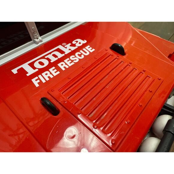 FunRise Tonka '01 Vintage Fire Rescue Hummer Truck Vehicle Lights & Sounds WORKS - Picture 12 of 16
